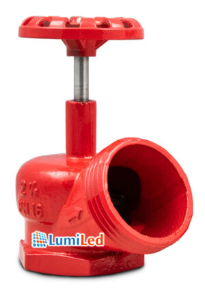 Válvula Angular para Hidrante (Registro Globo) Nodular 2.1/2" x 45o - PN16